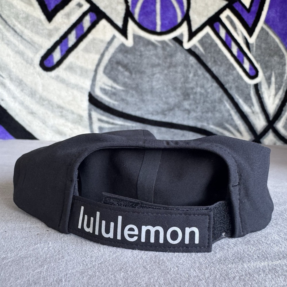 Lululemon Hat Fast And Free Athletica Running Cap Light Weight Black OS - Picture 2 of 3